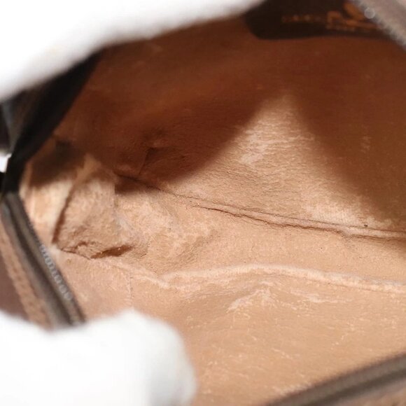 GUCCI GG Supreme Web Sherry Line Bag PVC Beige Gold 156 02 066 Auth 131723 - Picture 13 of 16